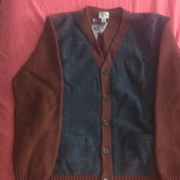J. Crew Rust Knit Cardigan
